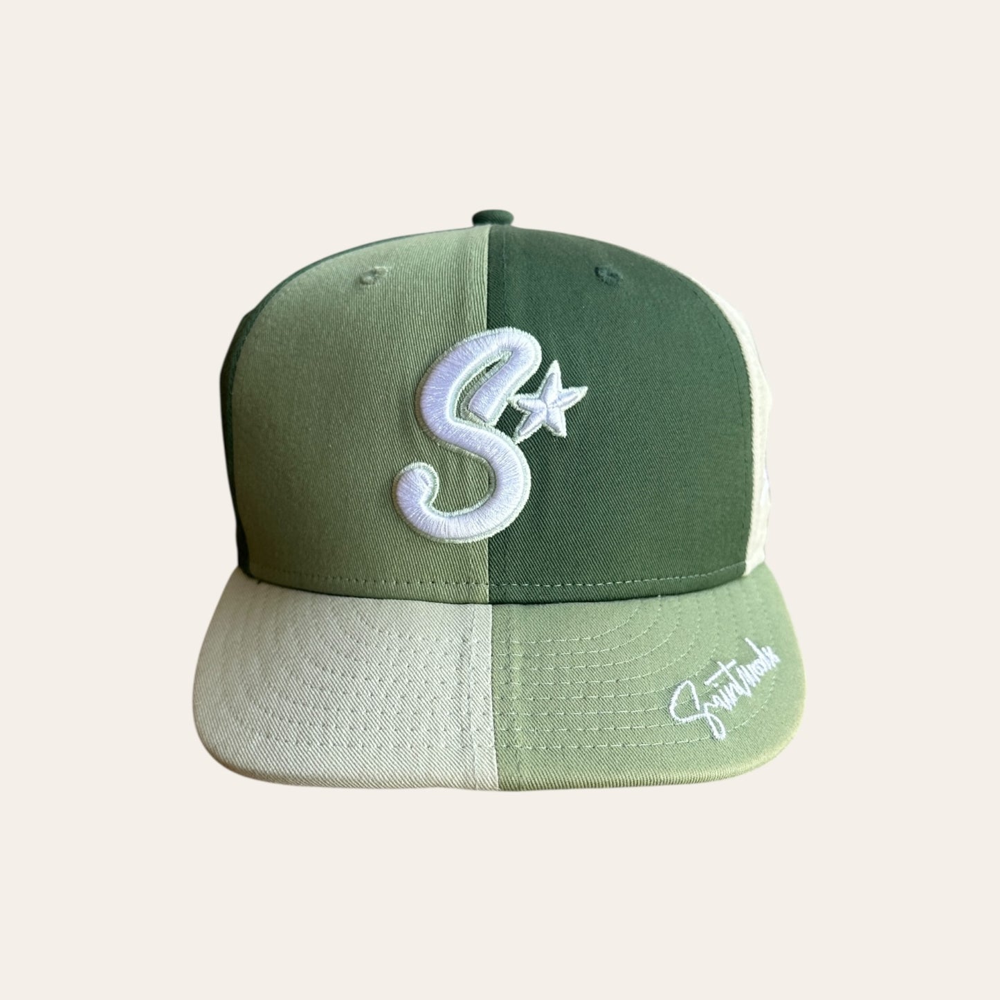 Saintwoods Fitted Green Size 7 1/4