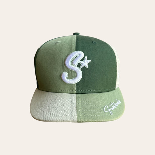 Saintwoods Fitted Green Size 7 1/4