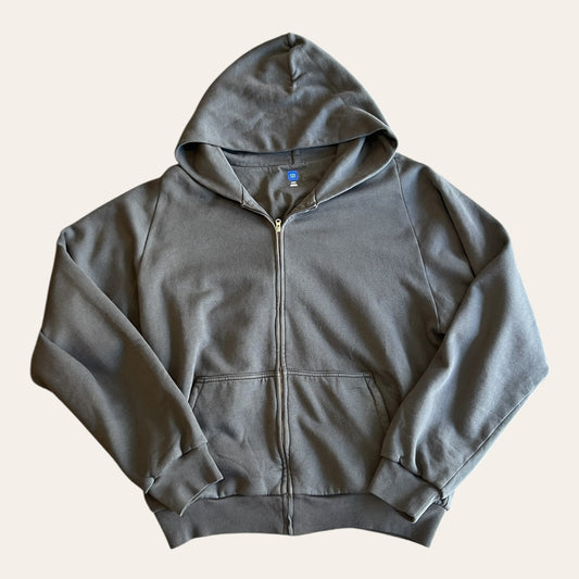 Yzy Gap x Baleciaga Zipup Hoodie Grey Size L