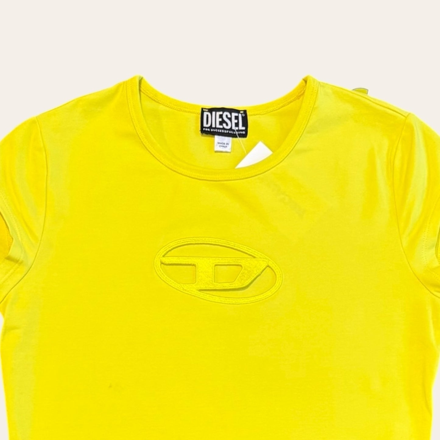 Diesel Cut Out Logo Tee Size M