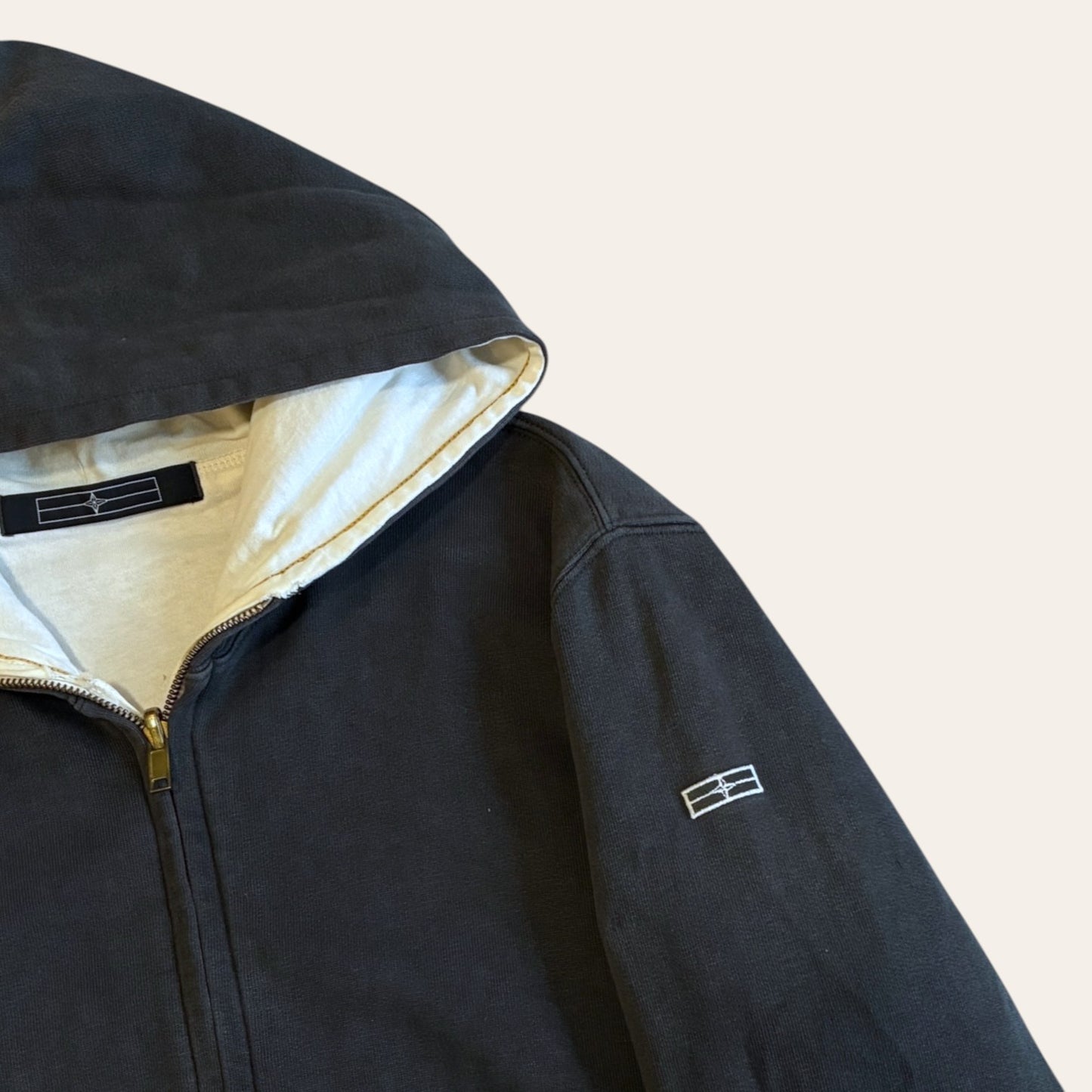 Vintage Stone Island Reversible Zip Hoodie Size M