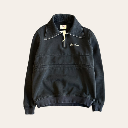 Adidem Asterisks Quarter Zip Sweater Black Size M