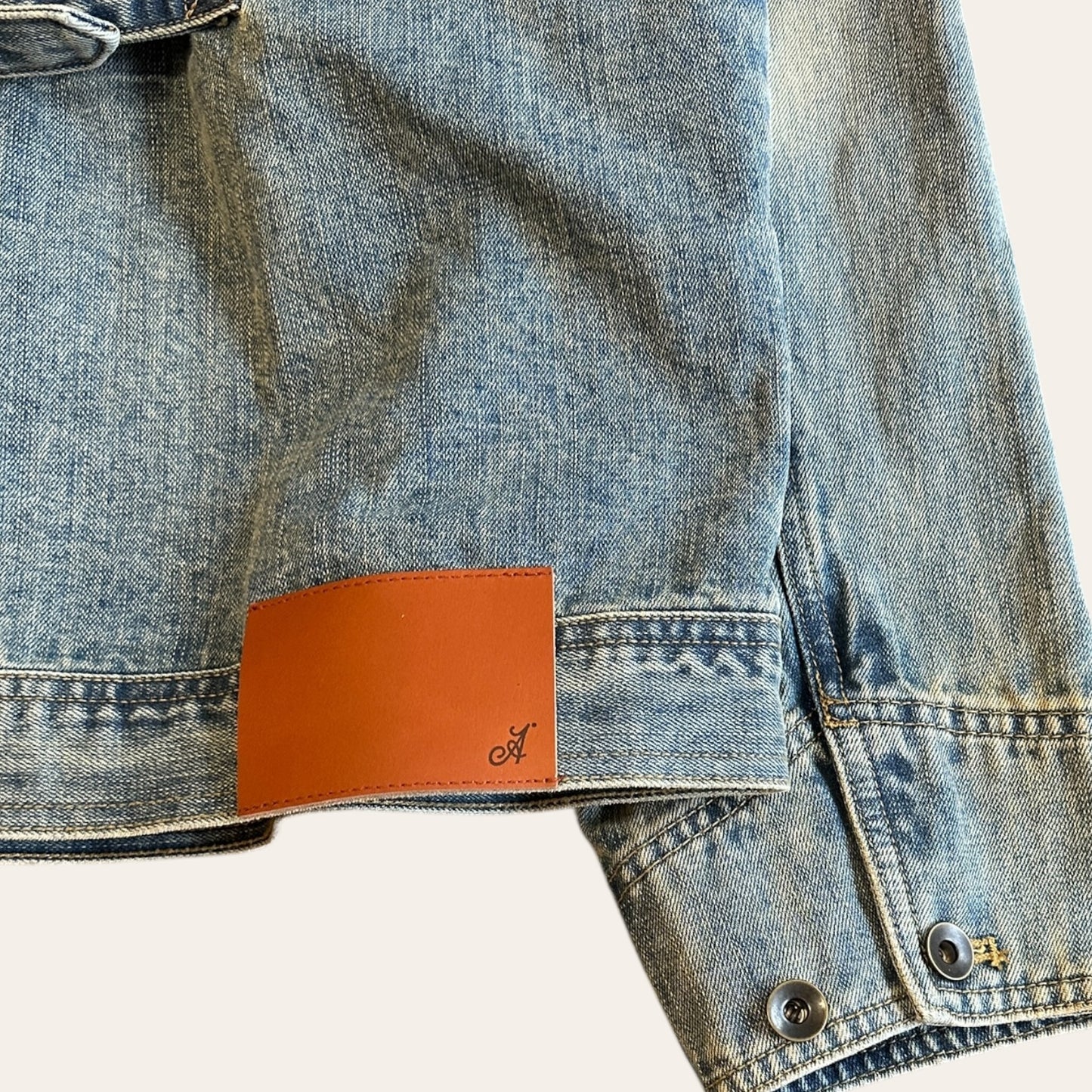 Adidem Asterisks Denim Jacket Size L