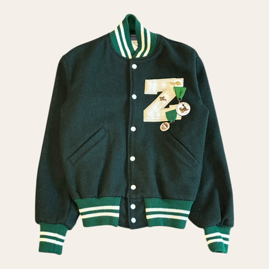 Vintage Varsity Z Bomber Jacket Size S