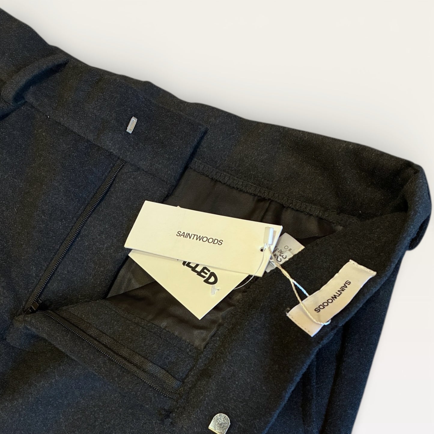 Brand New Saintwoods Flared Wool Trousers Size 32