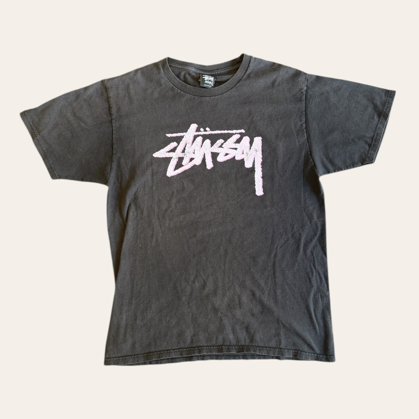Stussy Pink Graffiti Tee Size M