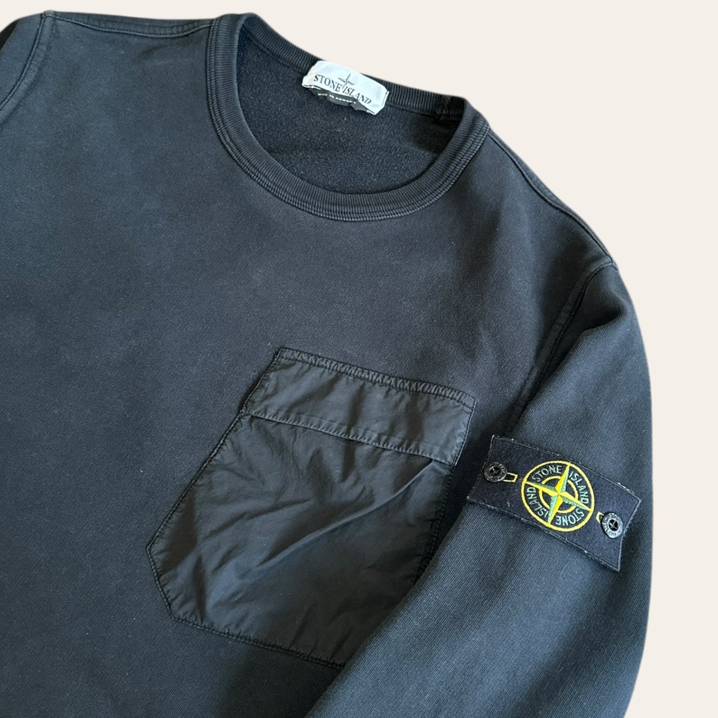 Stone Island Pocket Sweater Black Size M