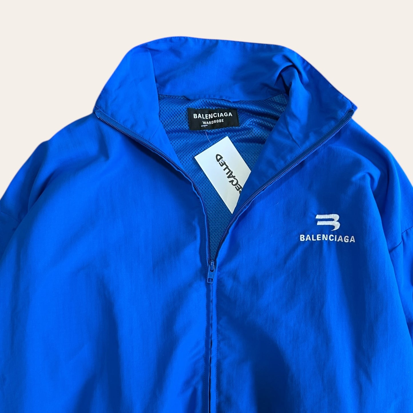 Balenciaga Track Jacket Blue Size 42