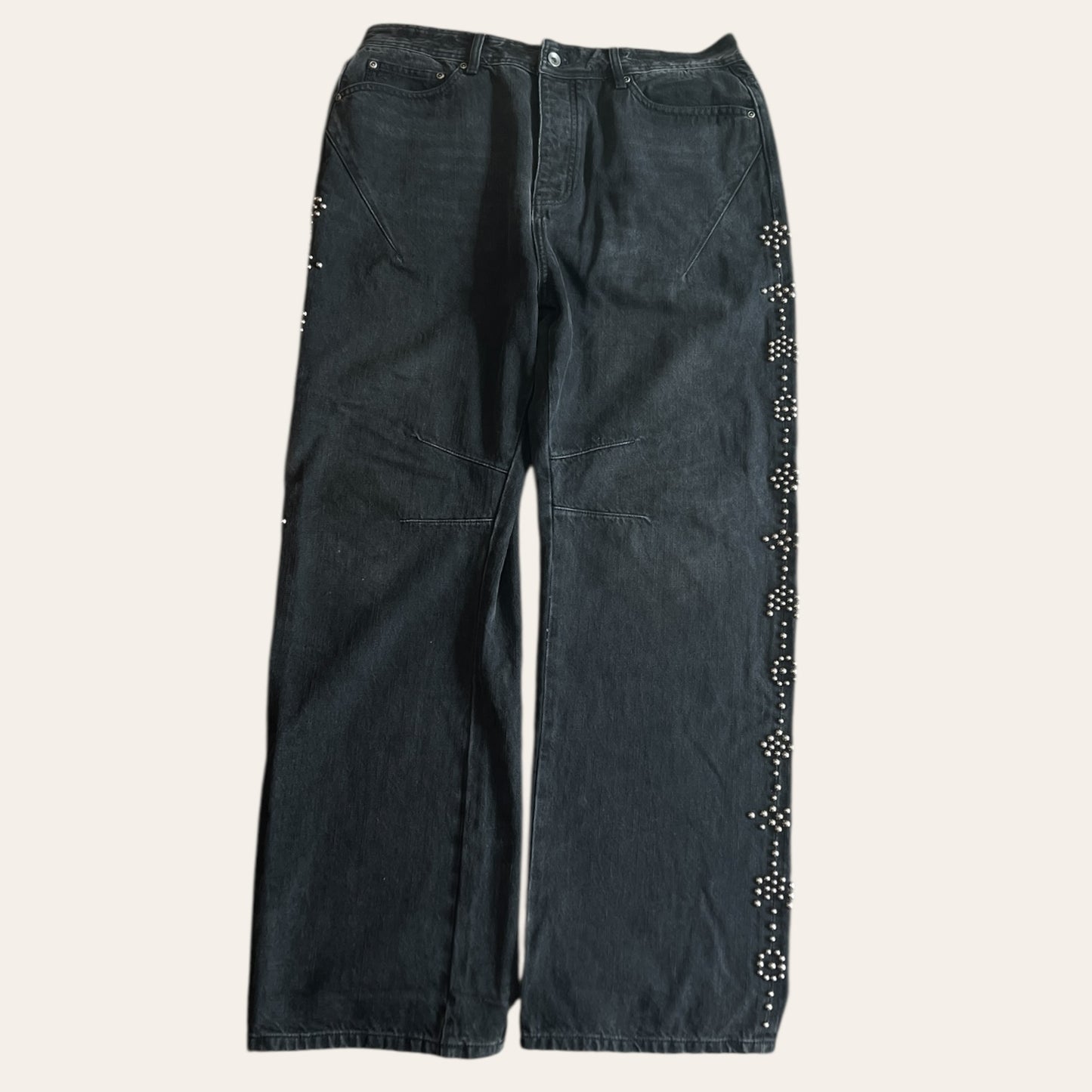 Adidem Asterisks Rivet Selvedge Chainstitch Jeans Size L