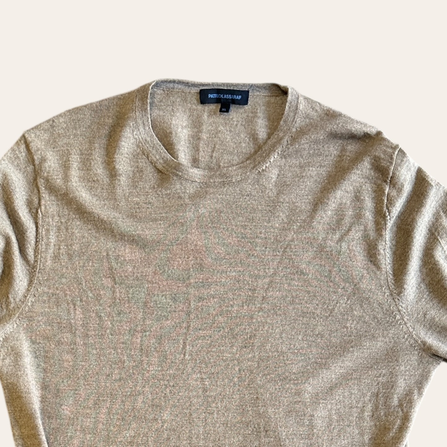 Patrick Assaraf Merino Wool LS Size XL