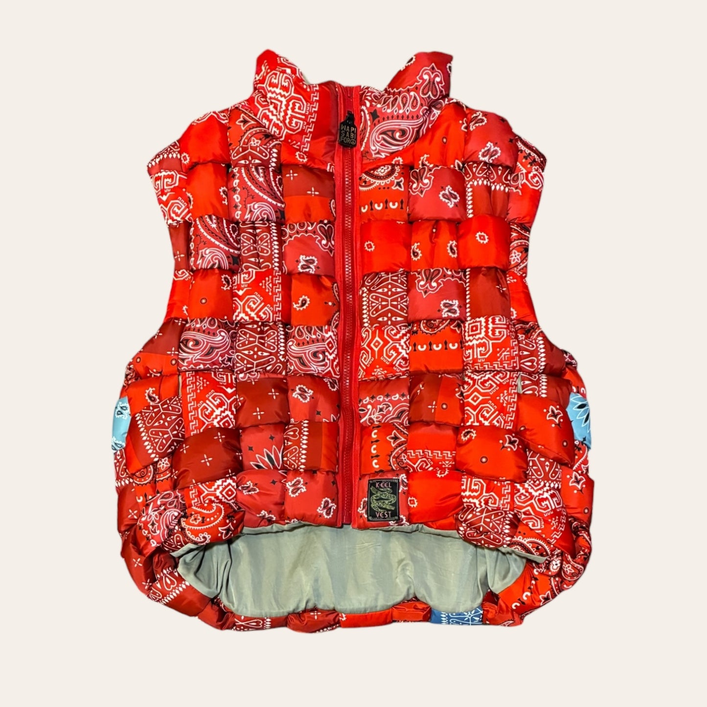 Kapital Bandana Woven Keel Vest Size L