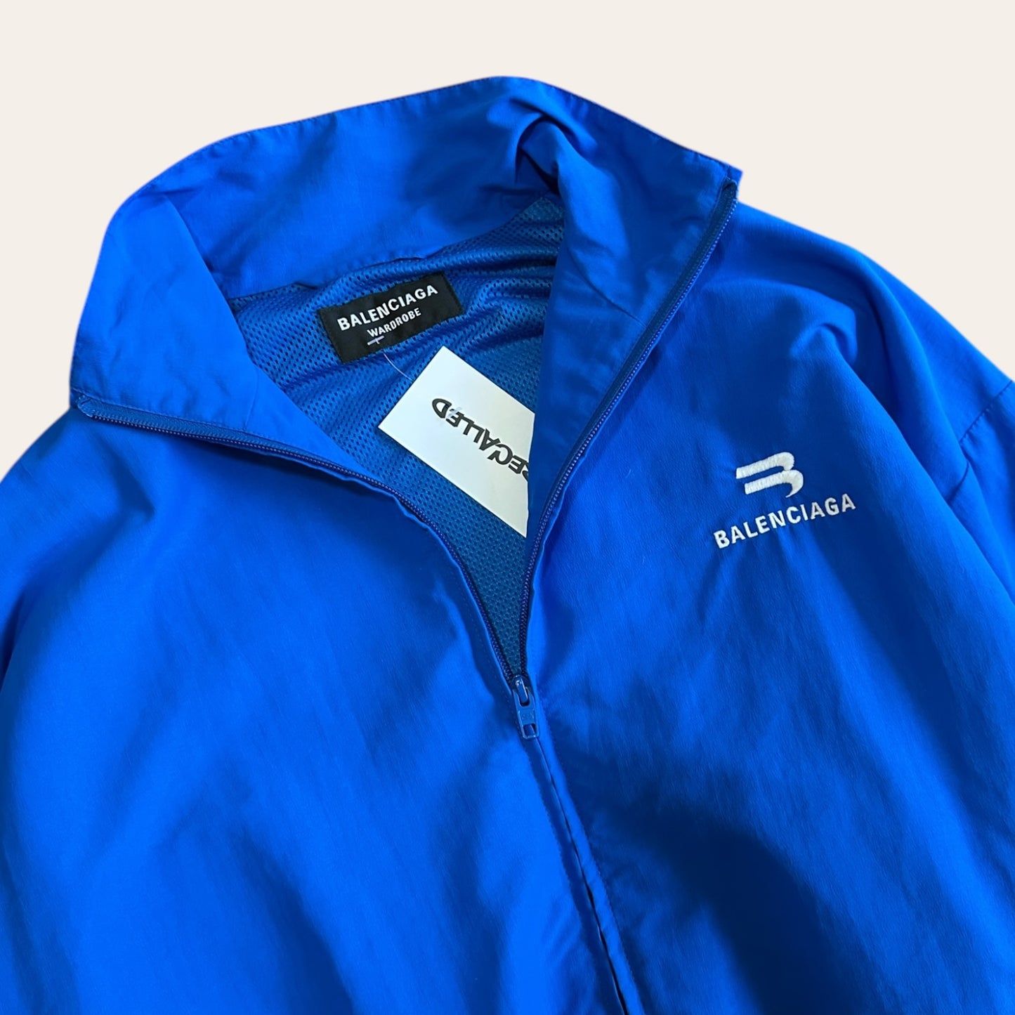 Balenciaga Track Jacket Blue Size 42