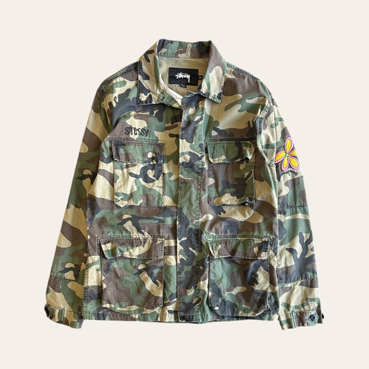 Stussy Camo Jacket Size M