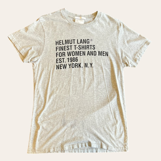 Helmut Lang Tee Grey Size M