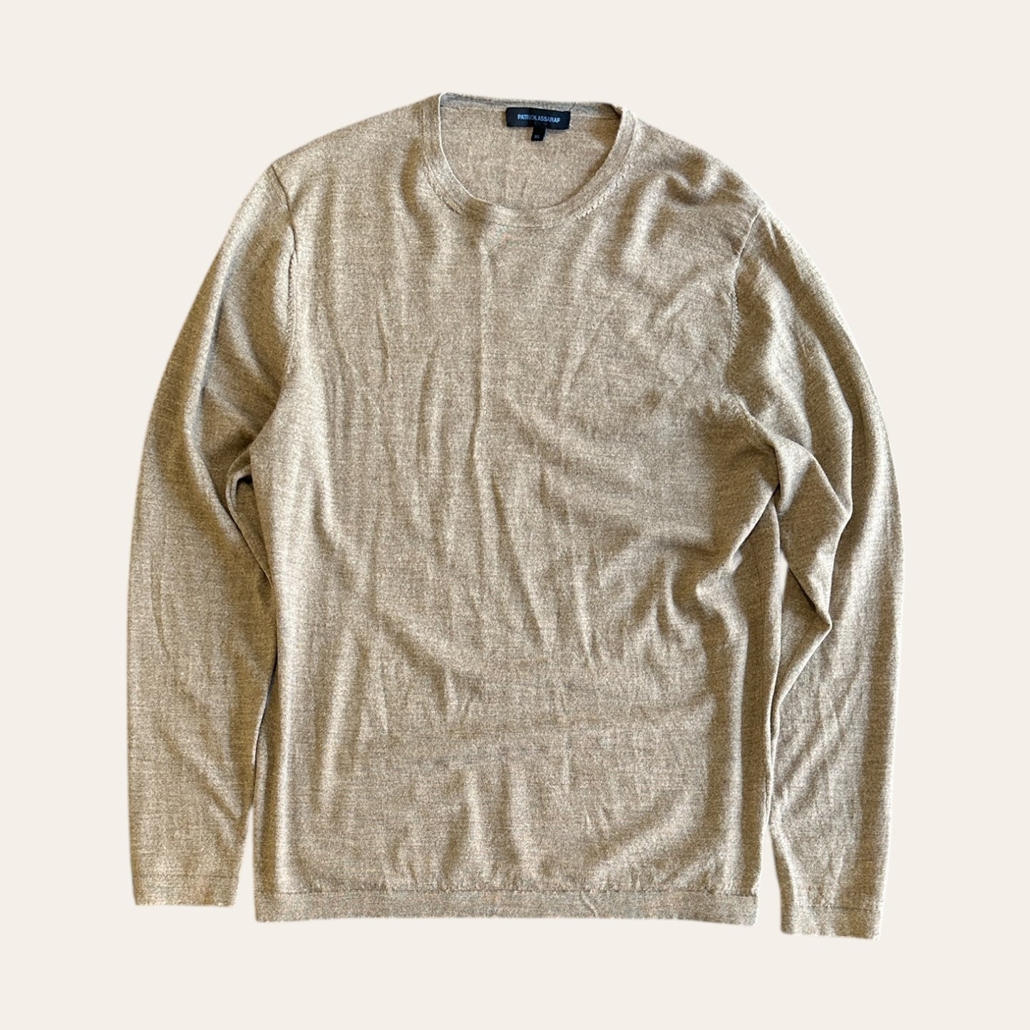 Patrick Assaraf Merino Wool LS Size XL