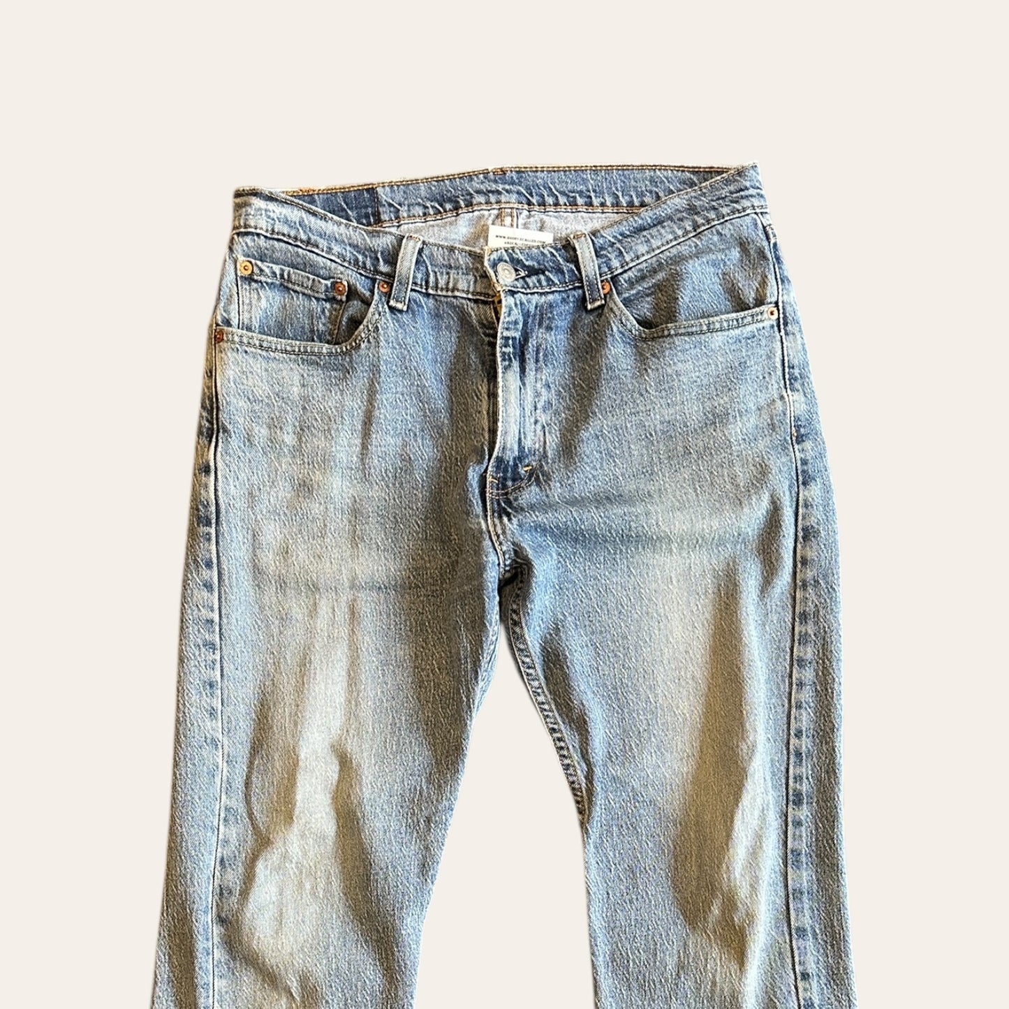 Levis 505 Light Wash Jeans Size 33x32