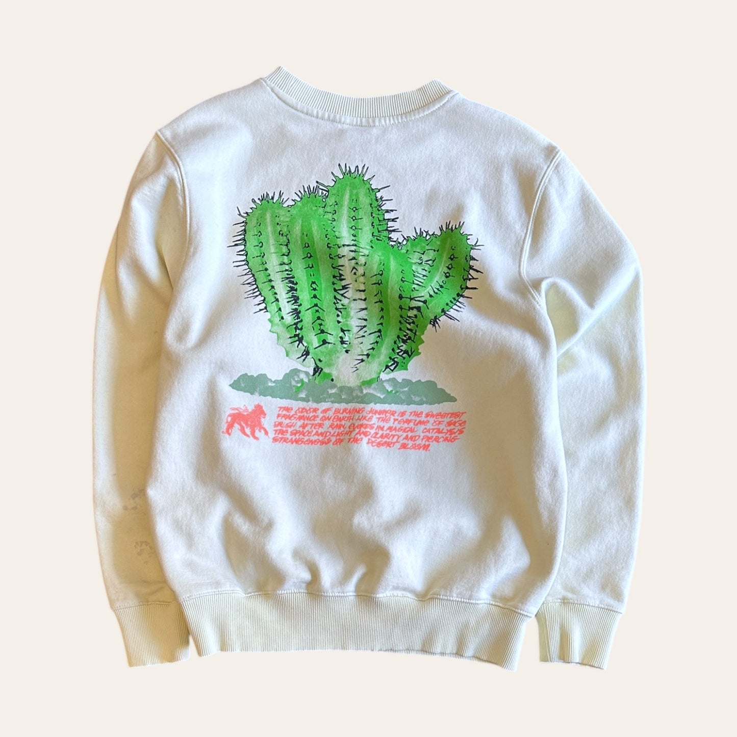 Stussy Cactus Crewneck Lime Green Size S