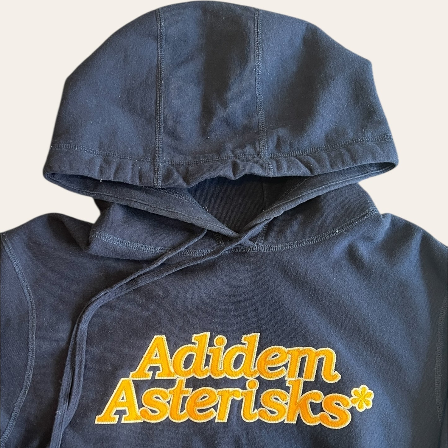 Adidem Asterisks Hoodie Navy/Yellow Size M
