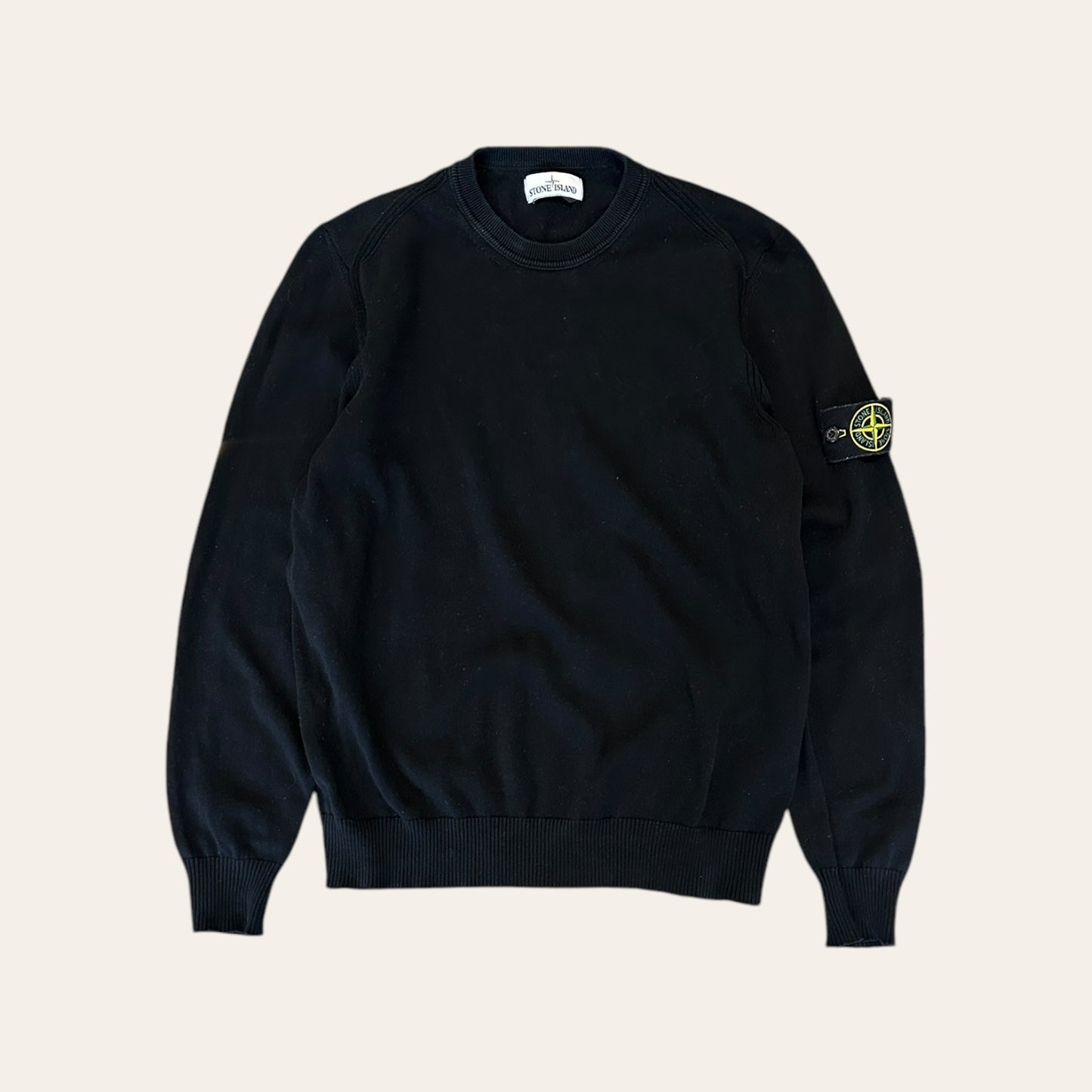 Stone Island Knit Sweater Black Size L