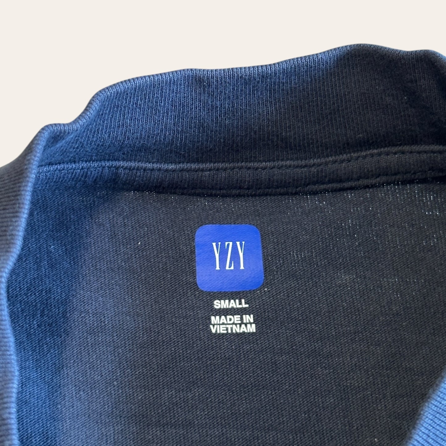 Yzy Gap Long Sleeve Tee Navy Size S