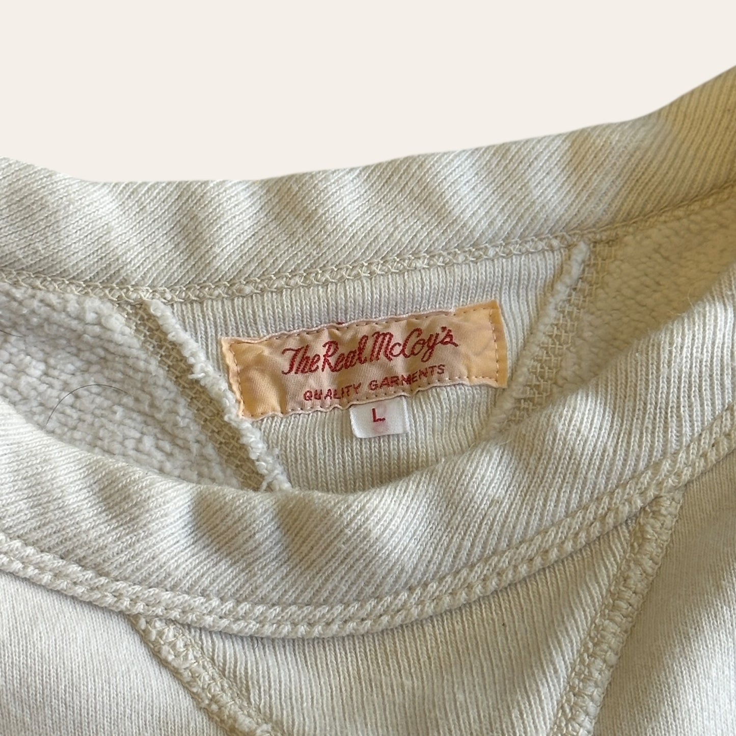 Real Mccoys Sweater White Size L