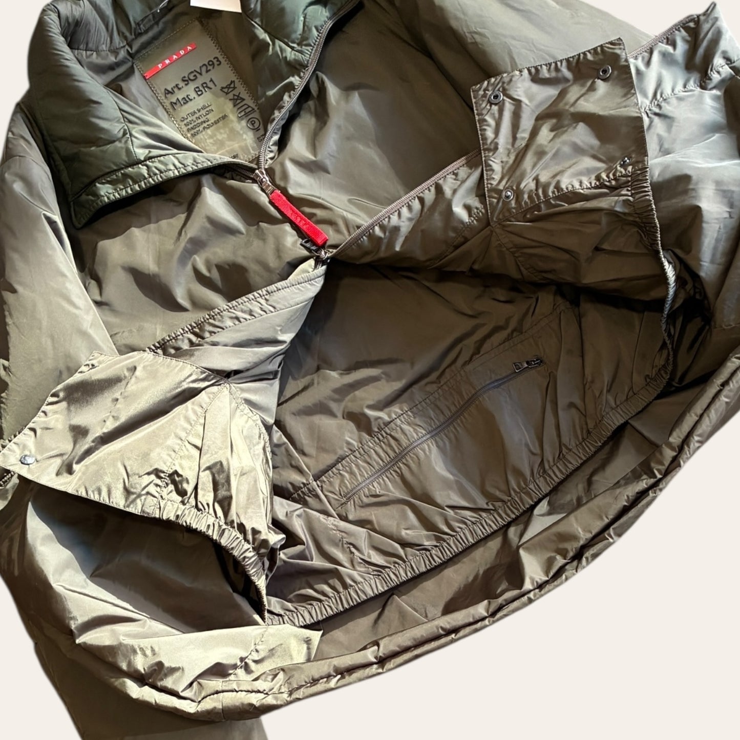 Prada Insulated Zip Up Jacket Size L/XL