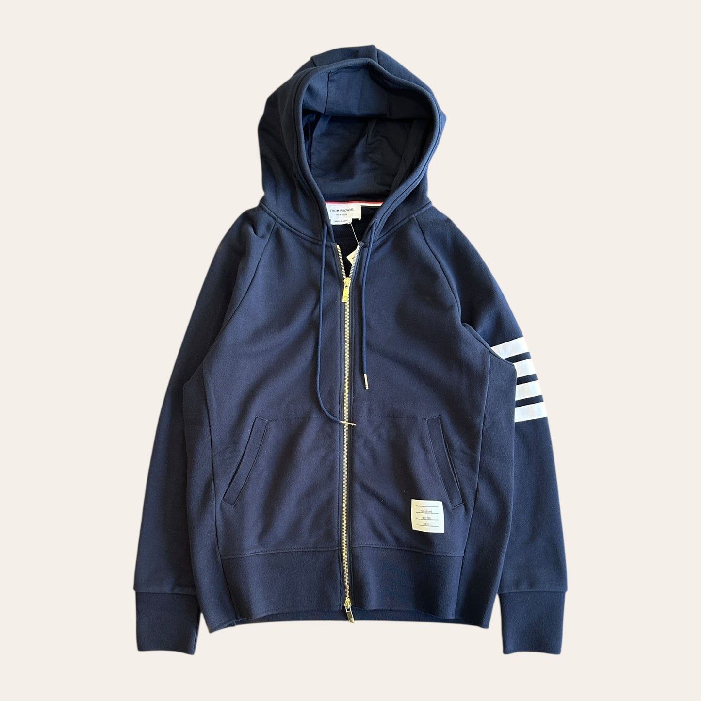 Thom Browne Zip Up Hoodie Size L