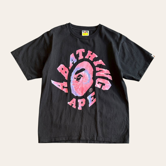 Bape Tie Dye Head Tee Size L