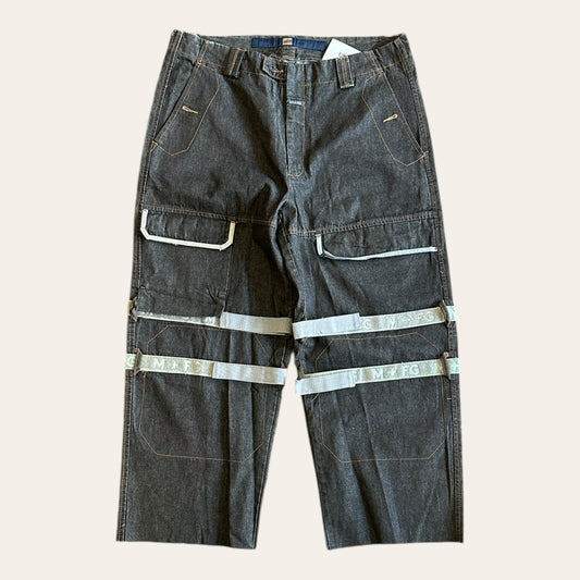 Marithe Francois Girbaud Velcro Denim Size 38