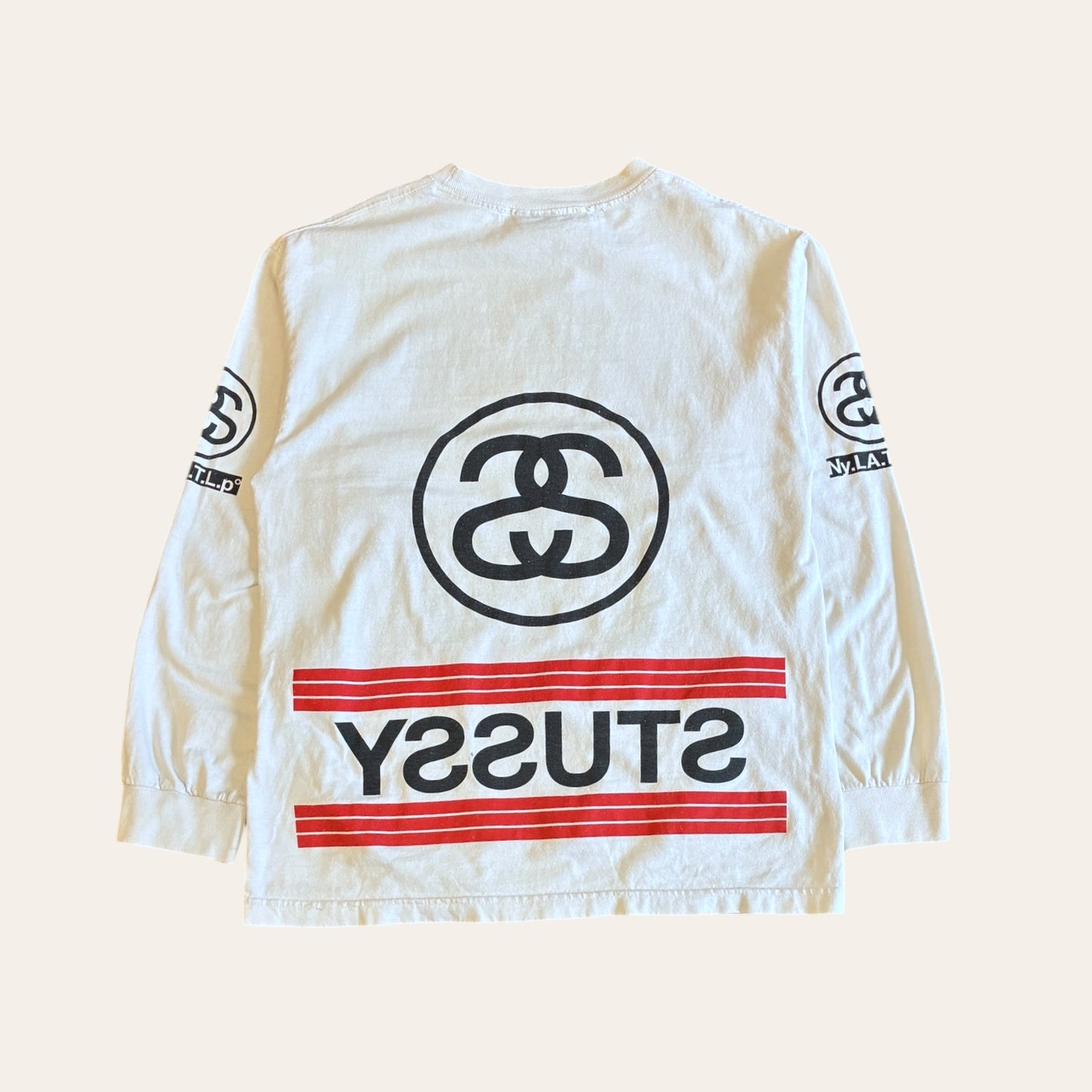 Stussy 1980 Longsleeve White Size M