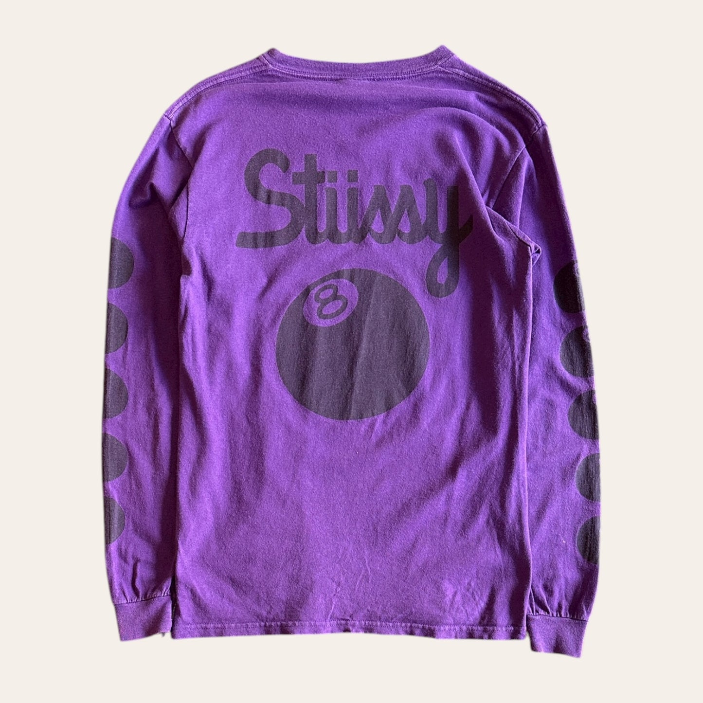 Stussy Long Sleeve Tee Purple Size S
