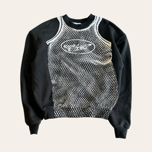 4ye Tank Print Sweater Size M