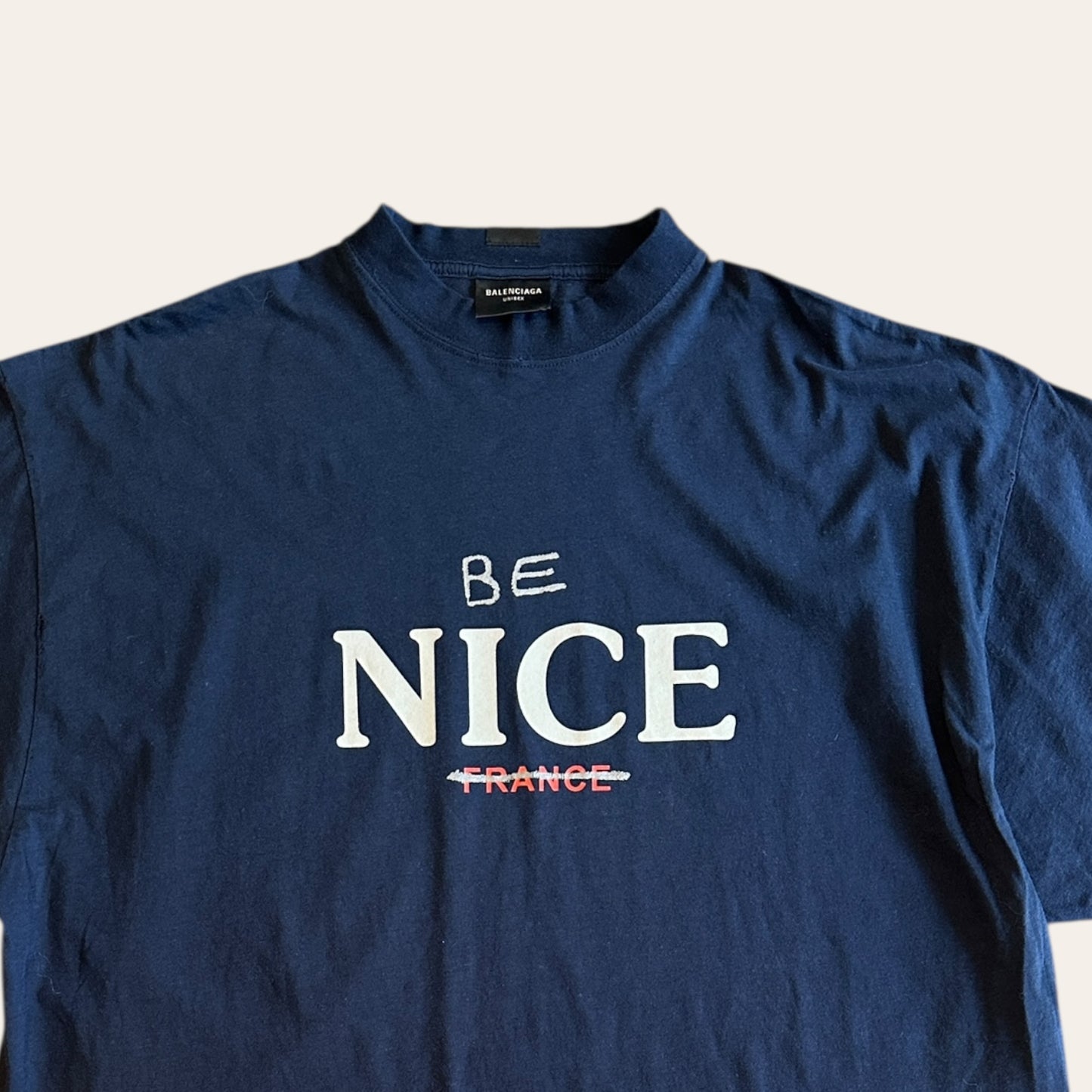 Brand New Balenciaga Be Nice Tee Size L