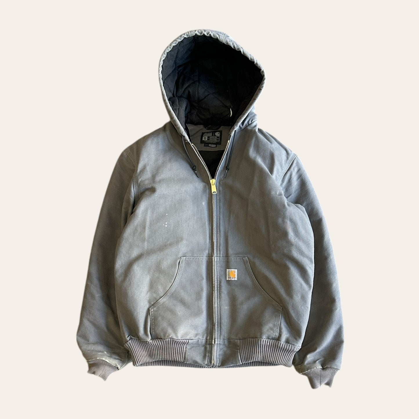 Carhartt Hooded Work Jacket Size L