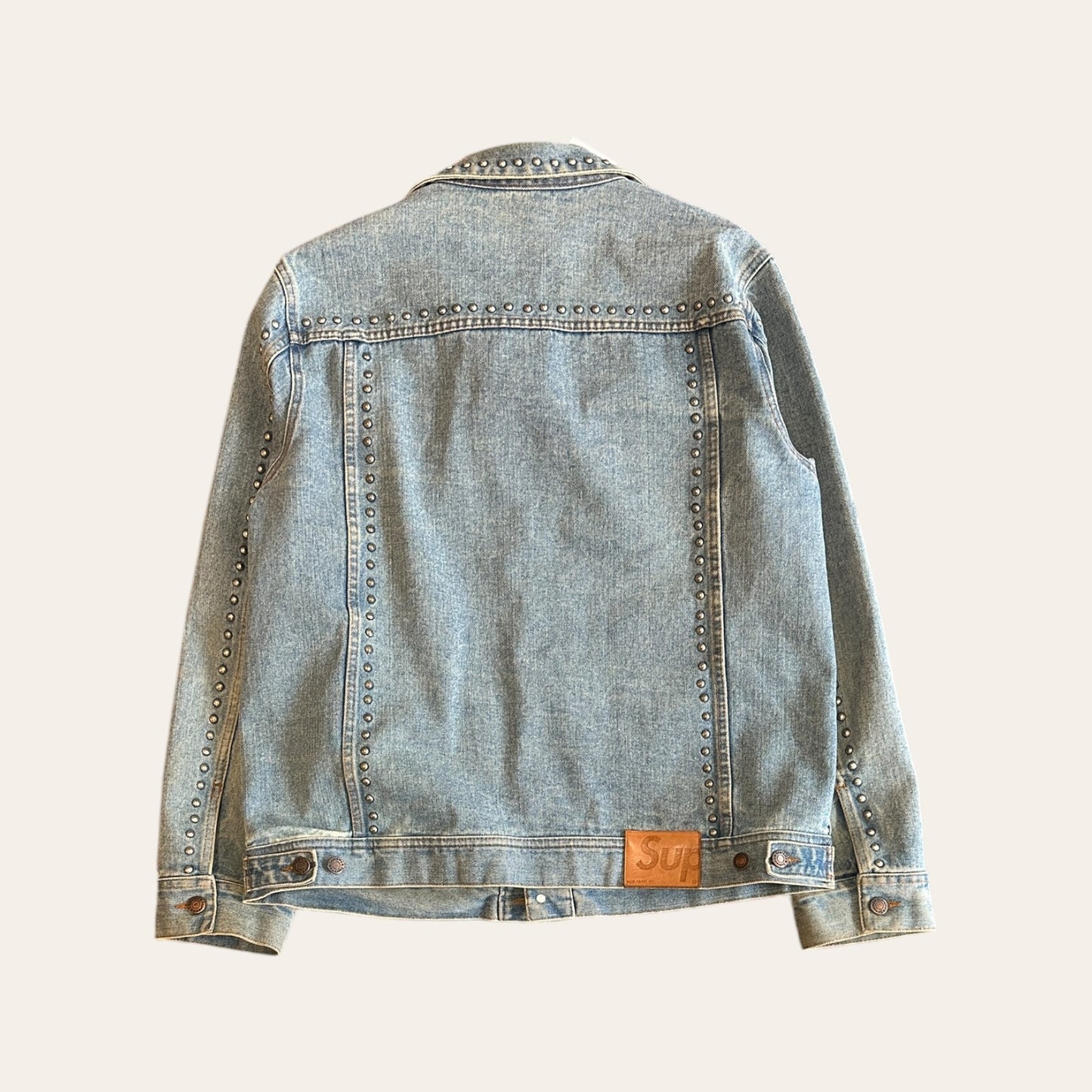 Supreme Studded Denim Jacket Size XL