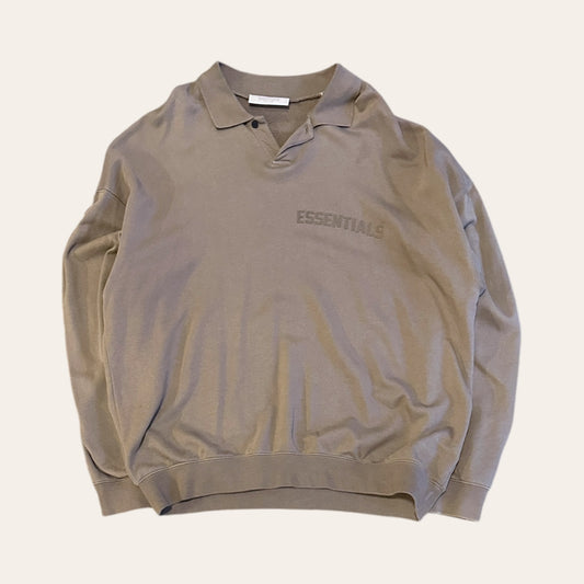 Essentials Long Sleeve Polo Size XL
