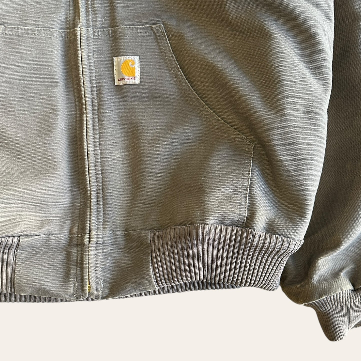 Carhartt Hooded Work Jacket Size L