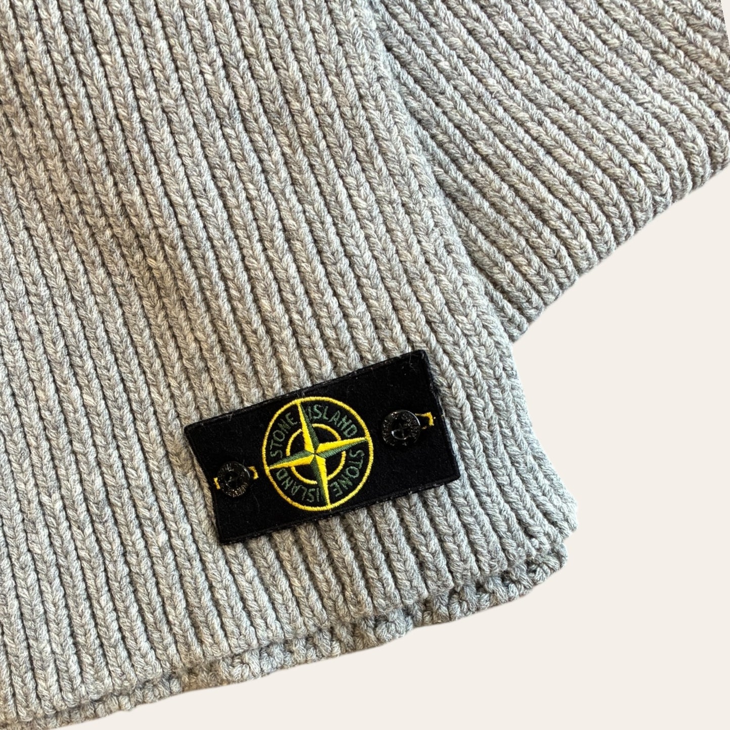 Stone Island Wool Cable Knit Scarf