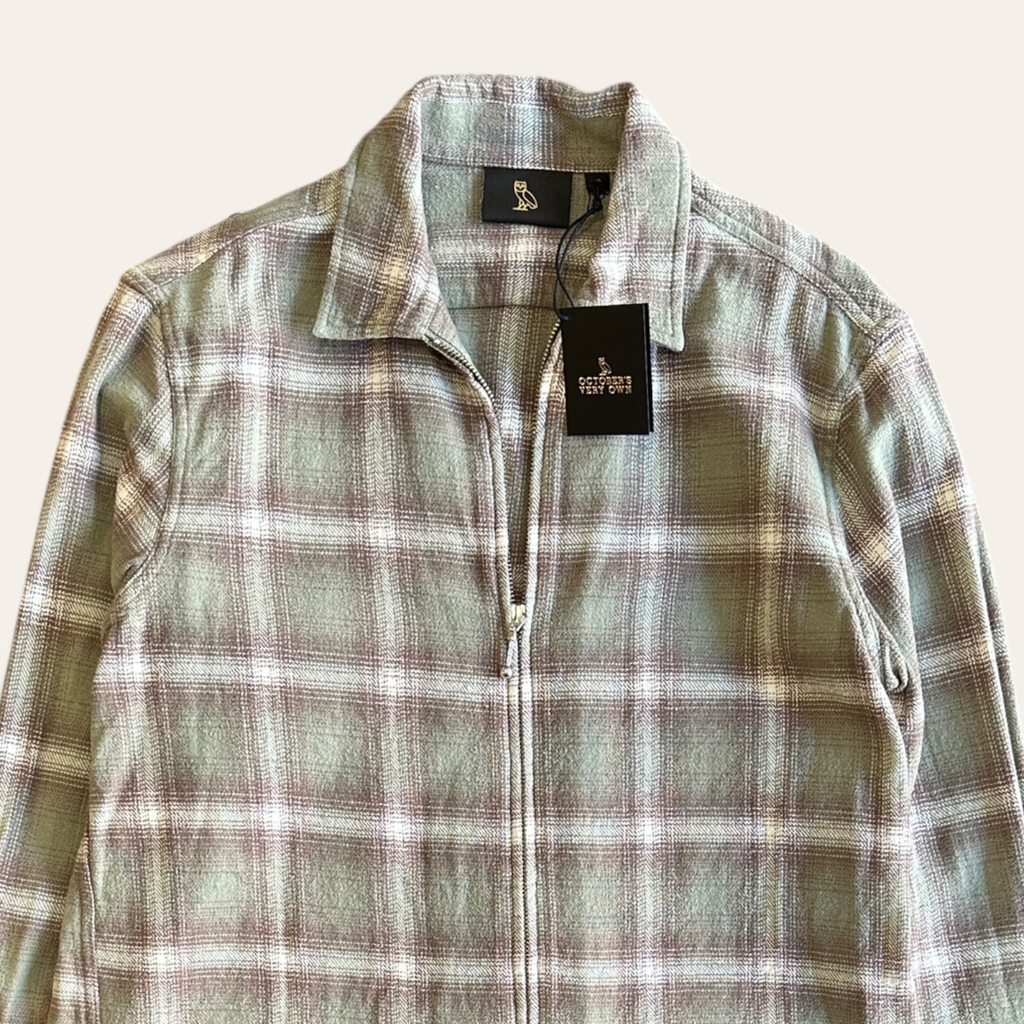 Brand New OVO Zip Up Shirt Size M