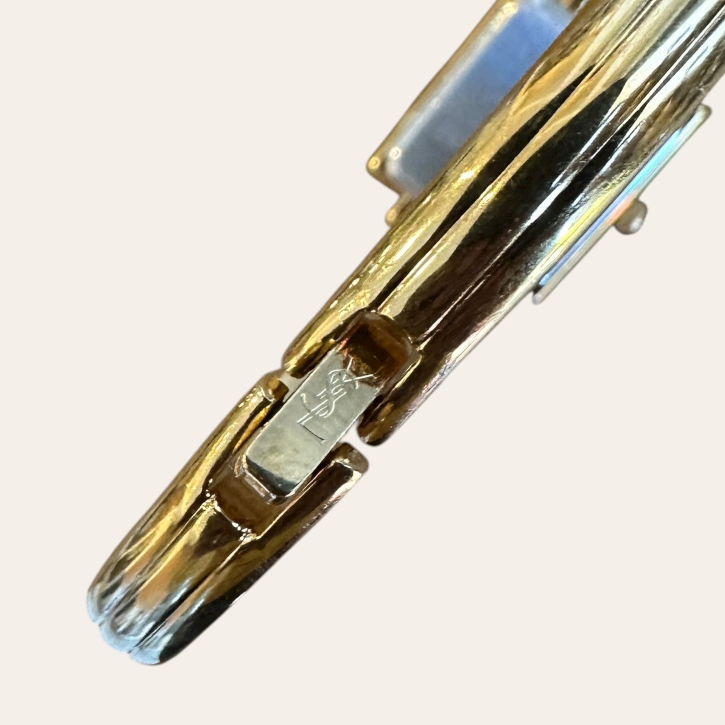 YSL Gold Bangle Watch