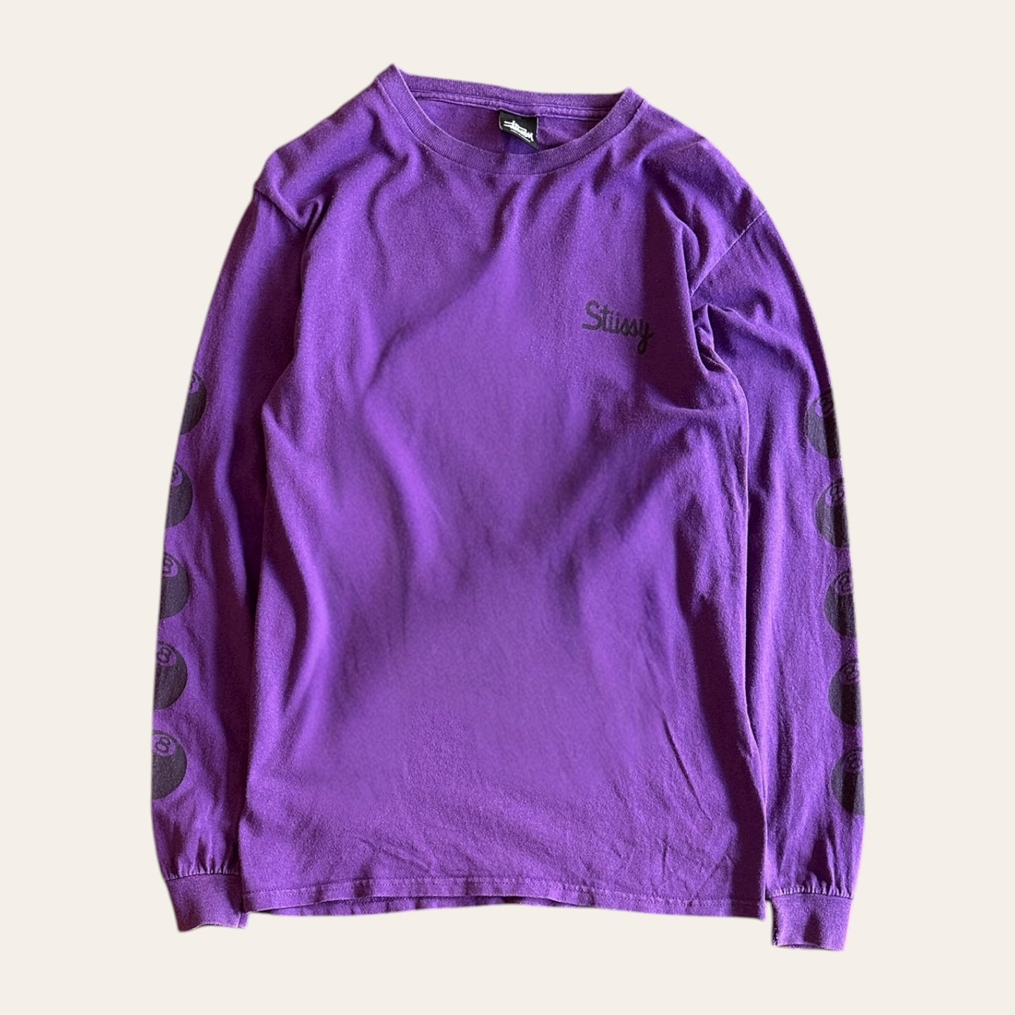 Stussy Long Sleeve Tee Purple Size S