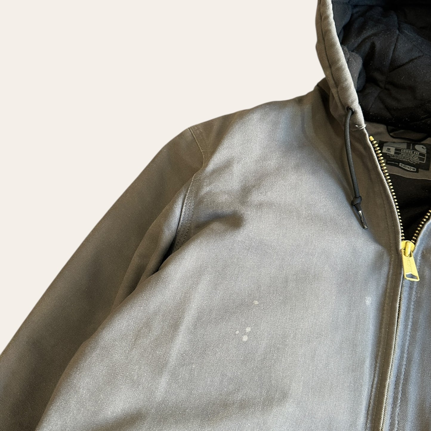 Carhartt Hooded Work Jacket Size L