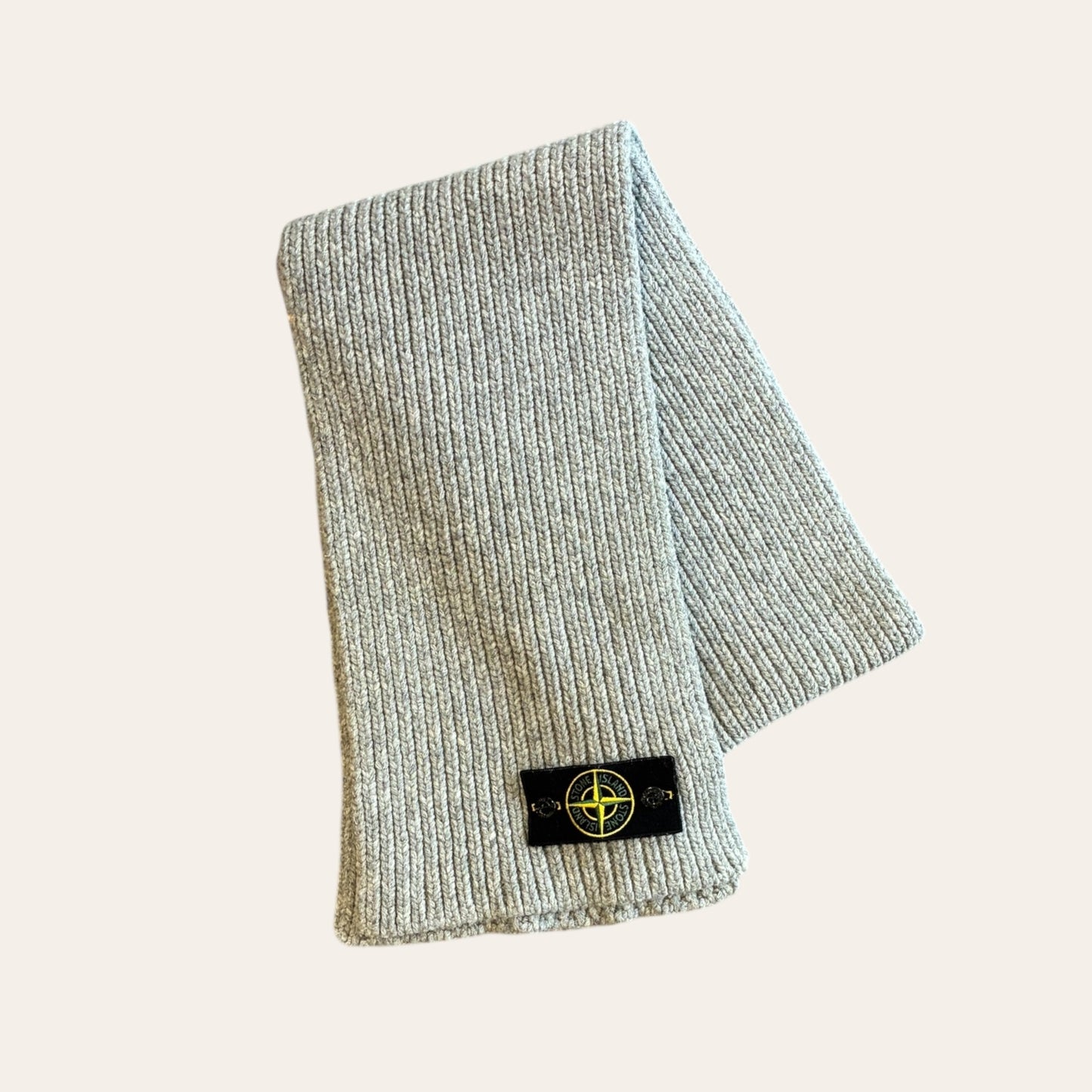 Stone Island Wool Cable Knit Scarf