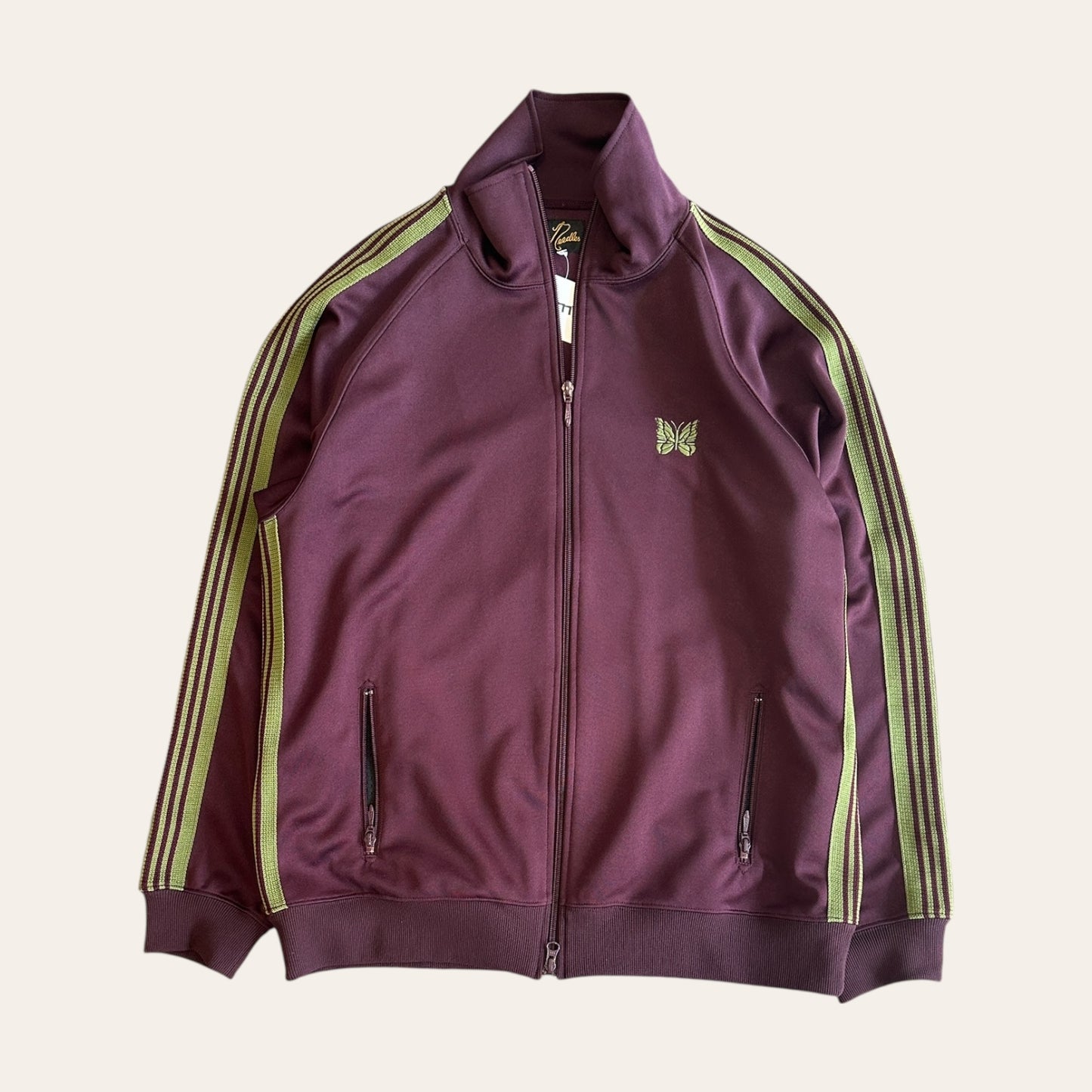 Needles Track Jacket Burgundy Size XL