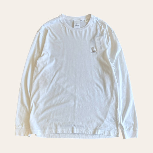 Brand New OVO Long Sleeve Tee White Size M