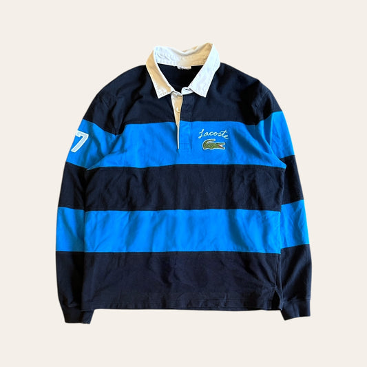 Lacoste Long Sleeve Rugby Polo Size L