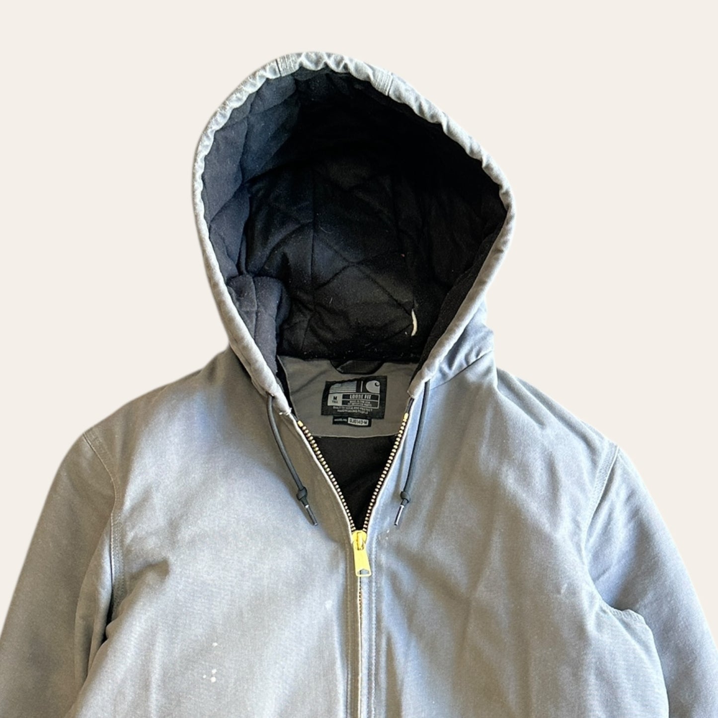 Carhartt Hooded Work Jacket Size L