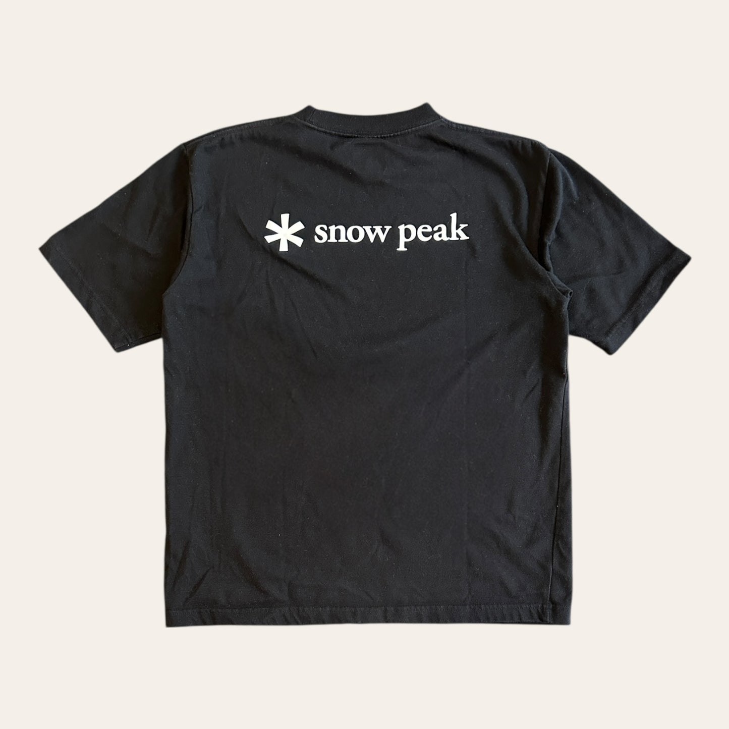 Snow Peak Tee Black Size M