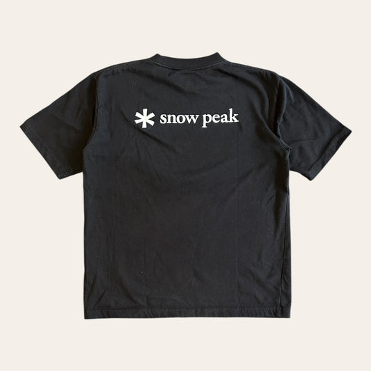 Snow Peak Tee Black Size M