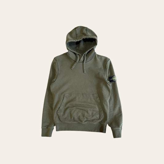 Stone Island Hoodie Olive Size S